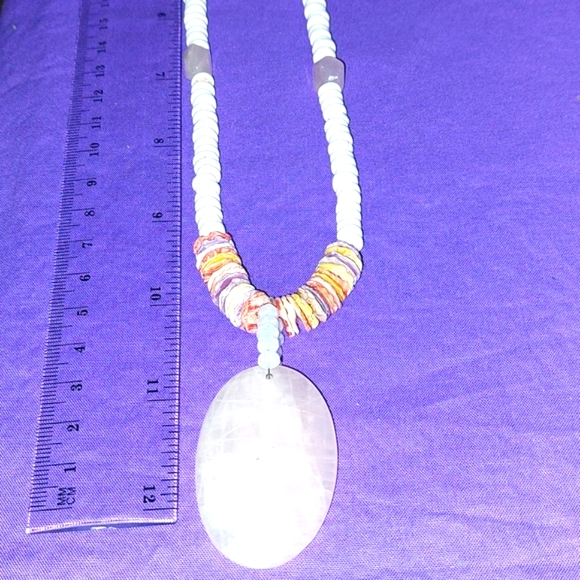 Rose Quartz, Pukka Shells Beautifully Designed Necklace. - Picture 5 of 6